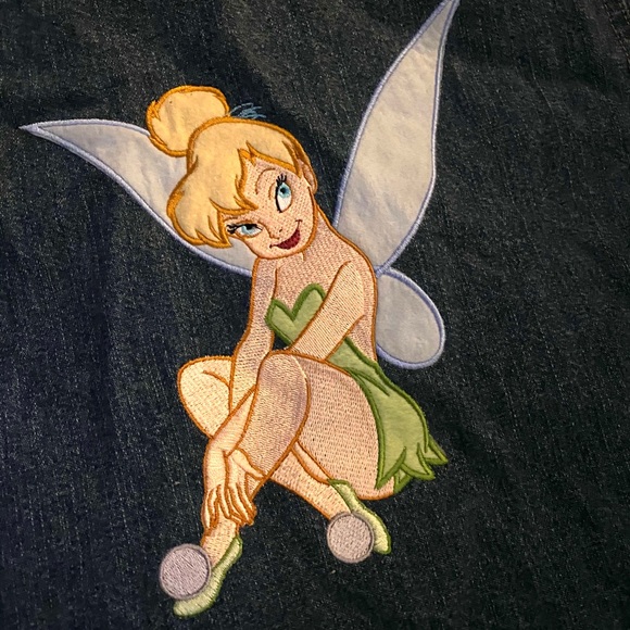 Tinker bell Disney denim Jacket vintage - Picture 2 of 5